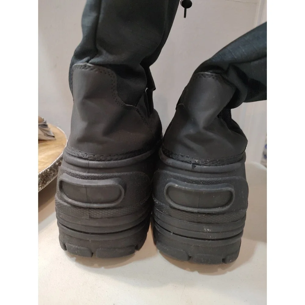 ALEADER Men 3M Insulated Waterproof Winter Snow‎ Boots Sz 12 Faux Lamb Wool
